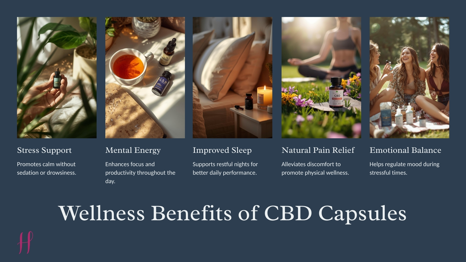 Wellness benefits of cbd capsules